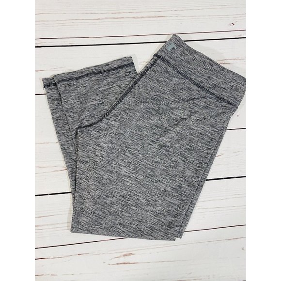 Champion Womens Leggings Sz Large Heather Gray Elastic Waist Footless Athleis - Picture 1 of 6